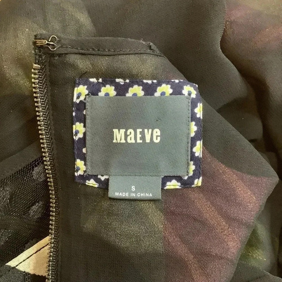 ANTHROPOLOGIE MAEVE Jacquard Cocktail Dress Size S - Picture 9 of 16